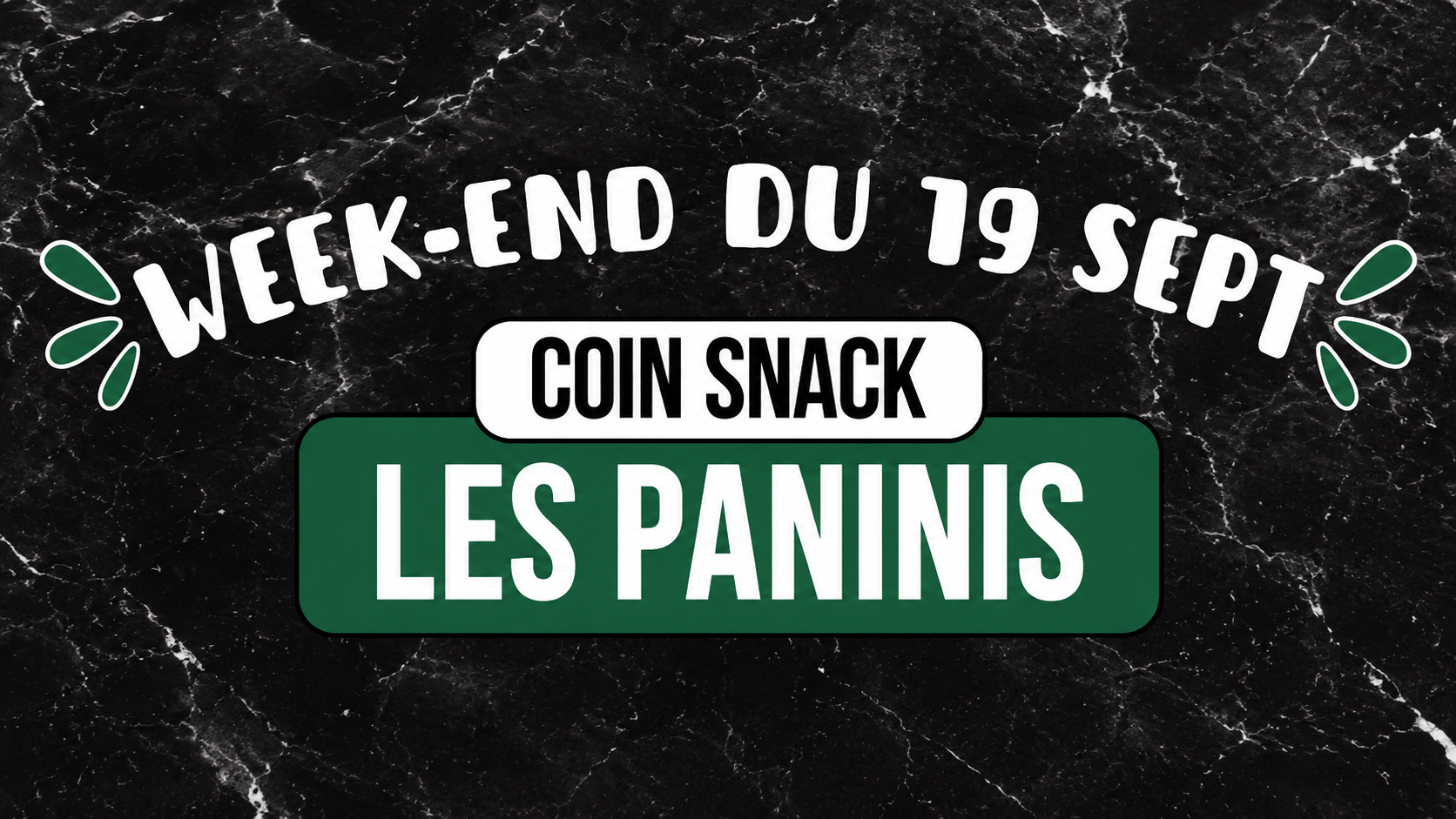 🍽️ Au menu ce samedi 19 septembre !